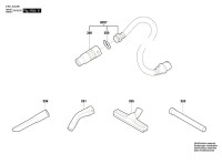 Bosch 3 601 JC3 260 GAS 35 L AFC All Purpose Vacuum Cleane 230 V / GB Spare Parts GAS35LAFC